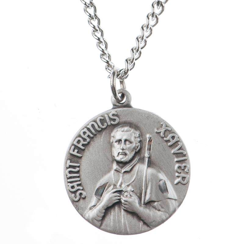 St. Francis Xavier Pewter Medal