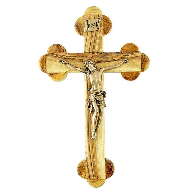 10" Budded Crucifix