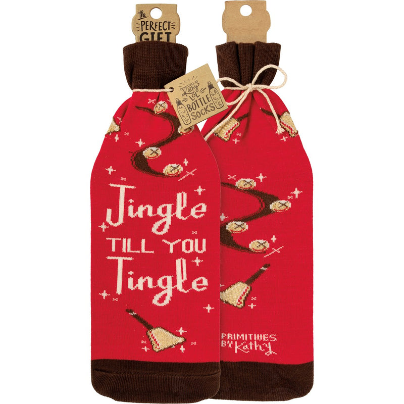 Jingle Till You Tingle Bottle Sock (Pack of 6)