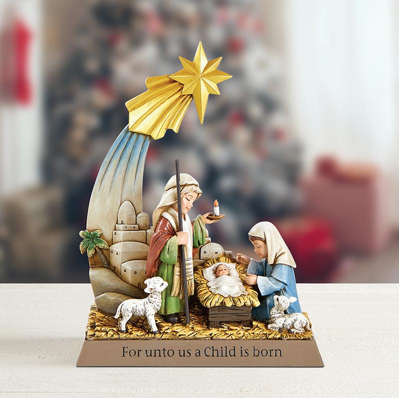 Bethlehem Star Nativity Figure