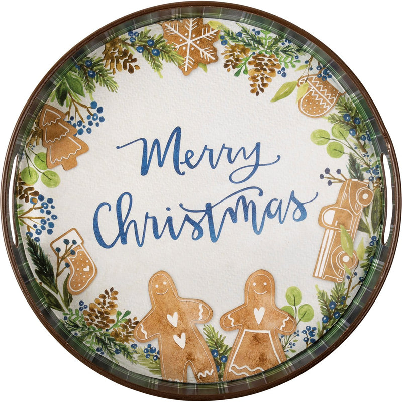 Merry Christmas Tray (Pack of 2)