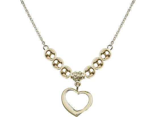 N32 Birthstone Necklace Heart