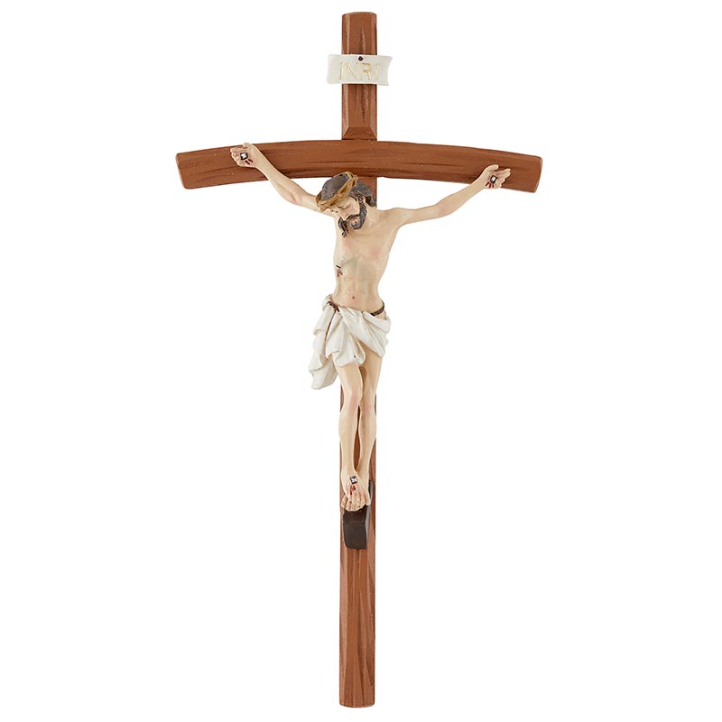 12" Smooth Finish Crucifix
