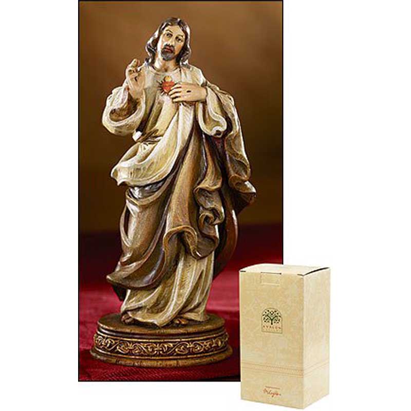 6.25"H Sacred Heart Statue