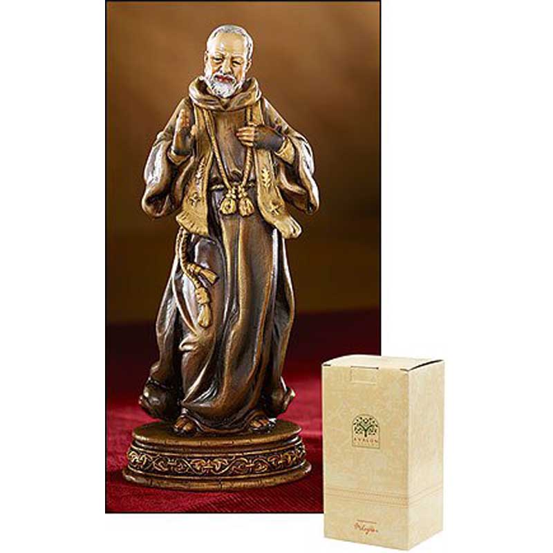 6.25"H Saint Pio Statue