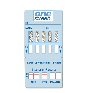 (CF)ONESCREEN 11 PANEL DIP CARD (THC/COC/AMP/MOP/MAMP/PCP/BAR/BZO/MTD/OXY/BUP)
