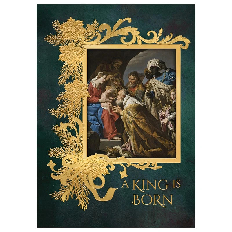 Old Masters Christmas Card Set with 24 Catholic cards in 6 assorted Renaissance-inspired Nativity designs.