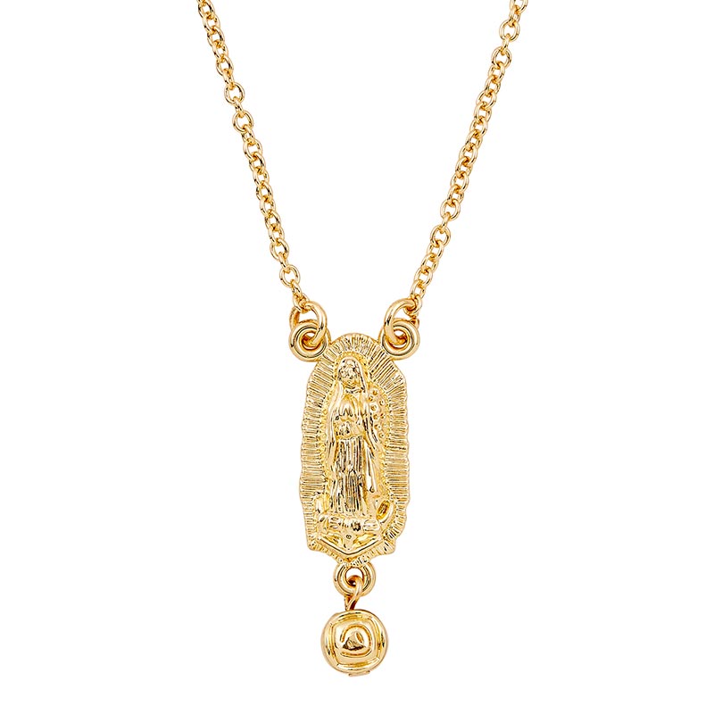 Our Lady Of Guadalupe Dangle Necklace