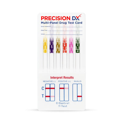 PRECISIONDX 6 PANEL DIP CARD (COC/OPI300/BZO/MTD/OXY/BUP)