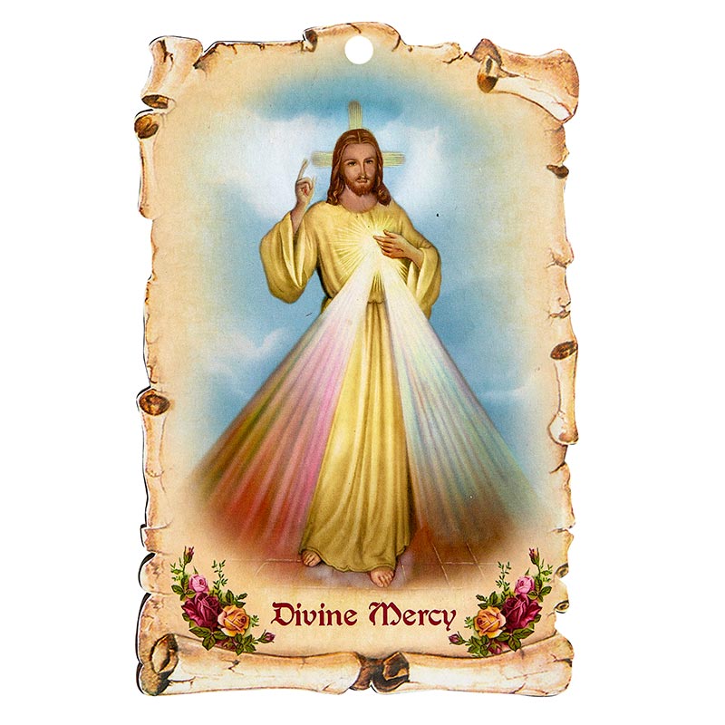 Sacred Scroll Plaque - Divine Mercy