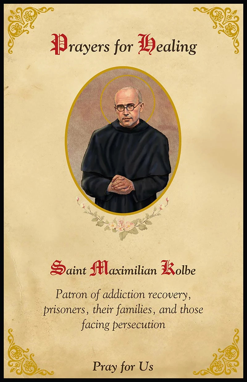 Catholic Saint Maximilian Kolbe healing rosary from the Prayers for Healing collection for comfort, recovery, and daily prayer.