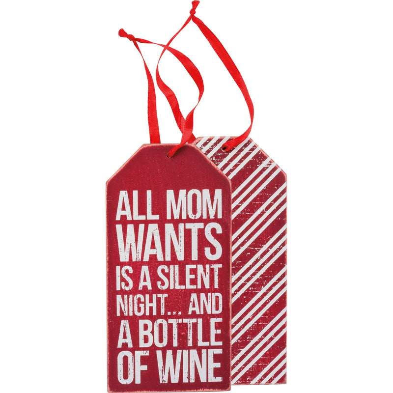 Silent Night Bottle Tag (PACK OF 6)