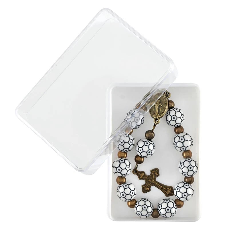 Catholic soccer one-decade rosary from the Game-Day Collection for players, coaches, and pre-game prayer.