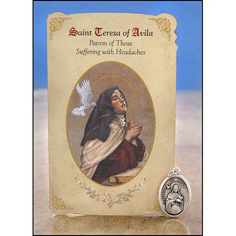 Teresa of Avila Migraine Healing Medal Set - 6/pk