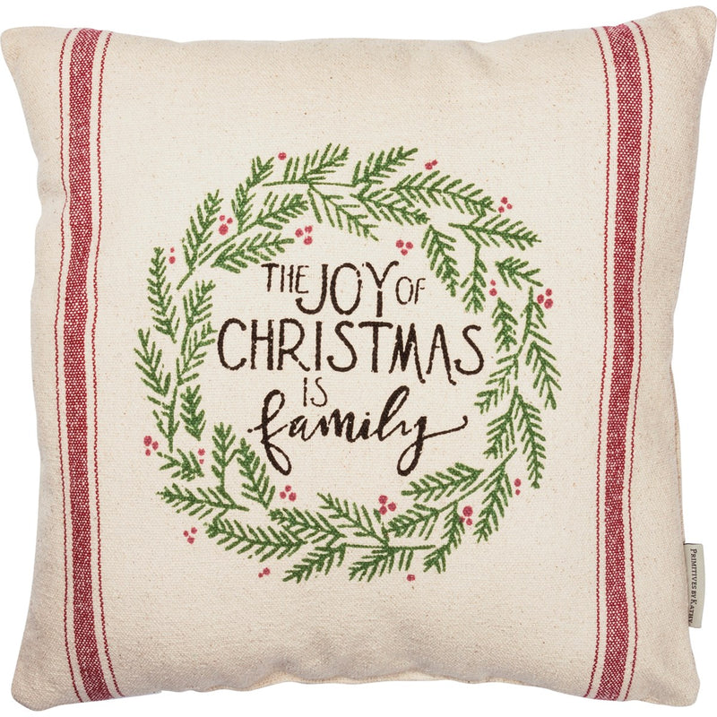 The Joy Of Christmas Is Family Pillow (Pack of 2)