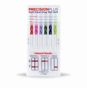 PRECISION PLUS 11 PANEL DIP CARD - (THC/COC/AMP/OPI/MAMP/PCP/BAR/BZO/MTD/OXY/BUP)