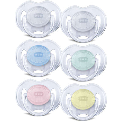 Translucent Infant (0-6 Mo’s) 2-Pk “CLEAR, BLUE/GREEN, or PINK/YELLOW” (Mixed)
