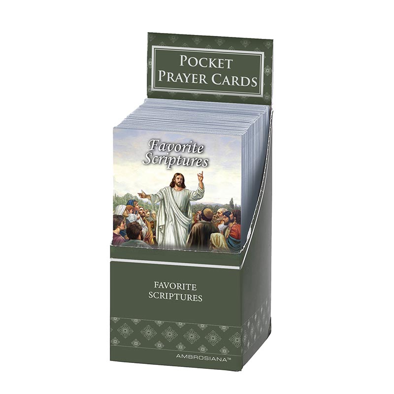 Trifold Cards Display - Favorite Scriptures - 48 pcs