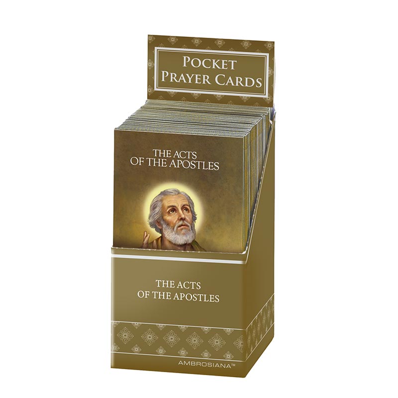 Trifold Cards Display - The Acts Of The Apostles - 48 pcs