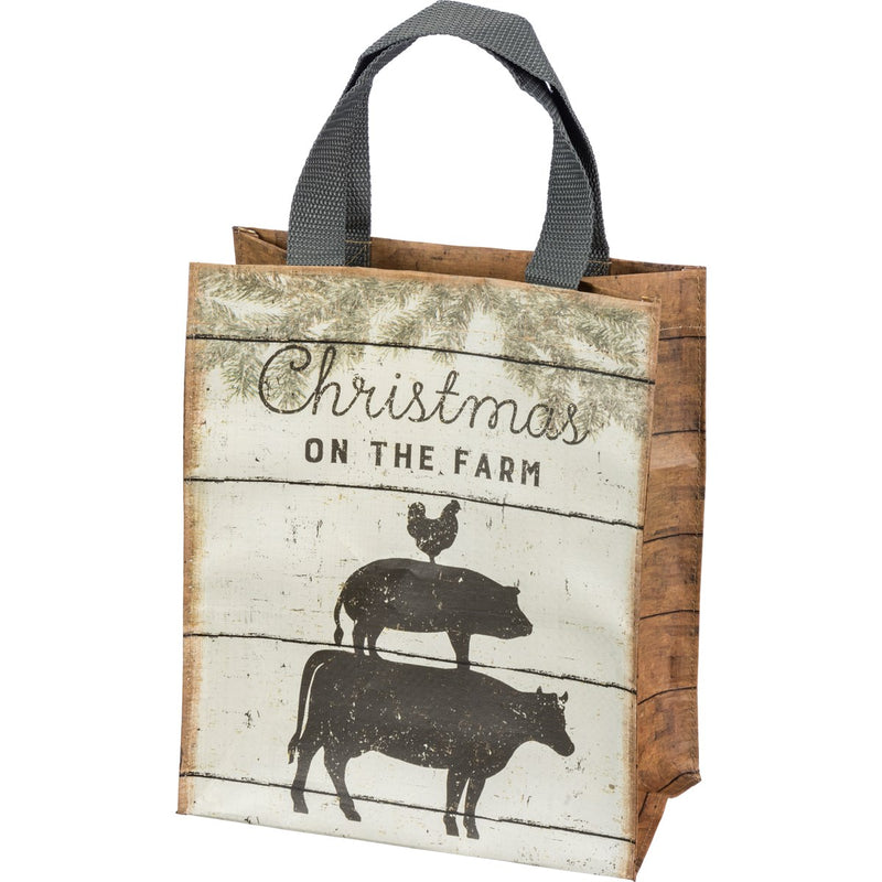 Truck Christmas On The Farm Daily Tote (Pack of 4)