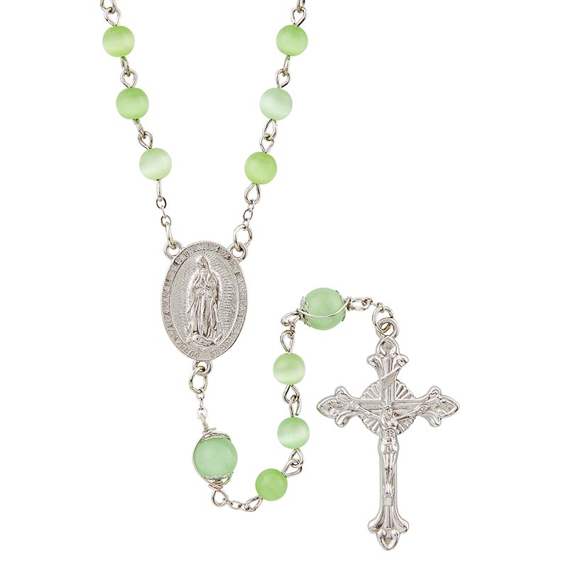 Wire Wrapped Rosary - Our Lady Of Guadalupe