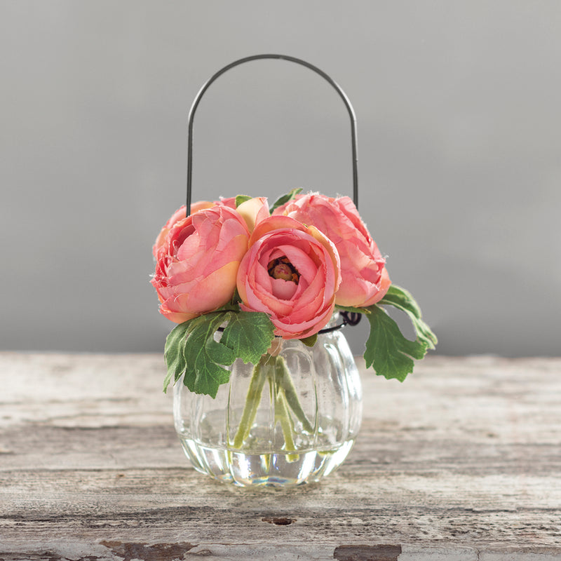 Vase - Pink Ranunculus