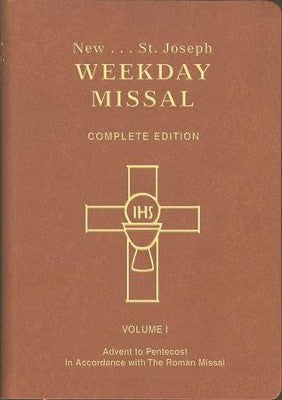 St. Joseph Weekday Missal, Complete Edition, Vol. 1, Advent to Pentecost Imitation Leather