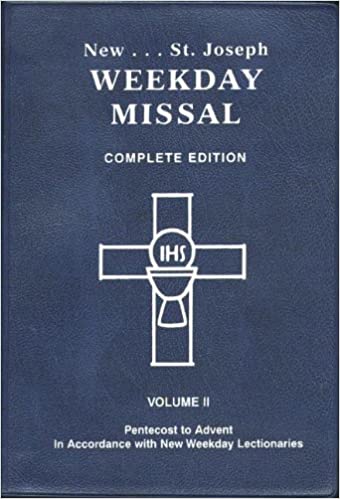 St. Joseph Weekday Missal, Volume II (Large Type Edition): Pentecost to Advent Imitation Leather