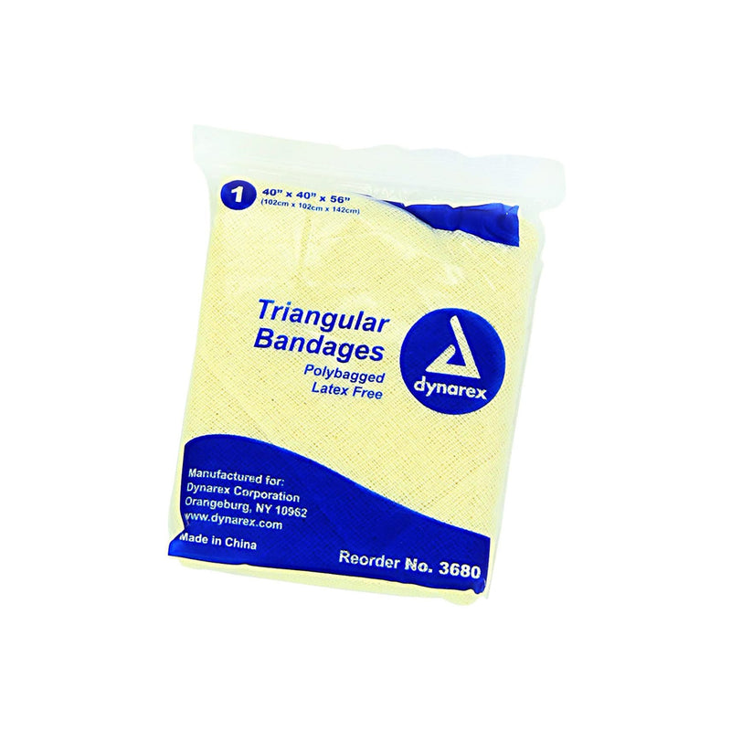 Dynarex Triangular Bandage 40x40x56, 12 Count