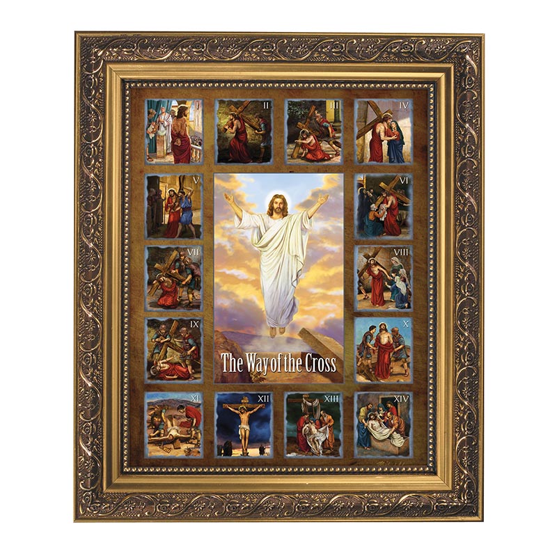 Stations of the Cross Framed Prints