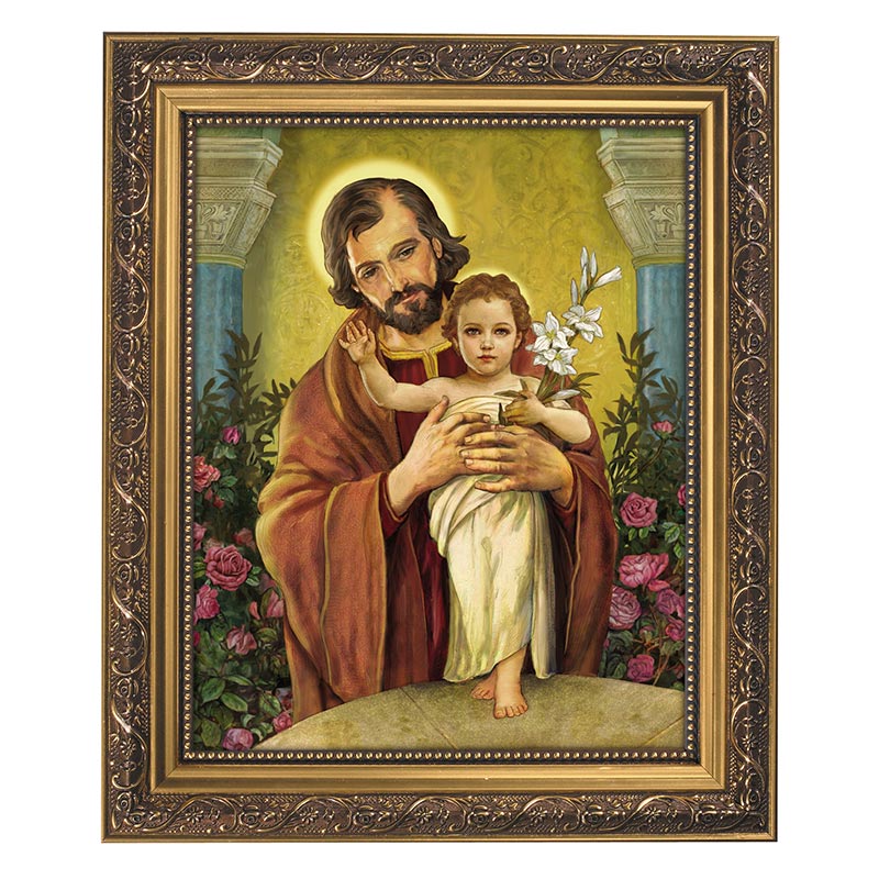 Framed Print: 13" Joseph and Child