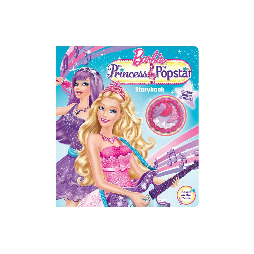The Barbie™ The Princess &amp; The Popstar Storybook - No Bracelet-USED (Paperbook)