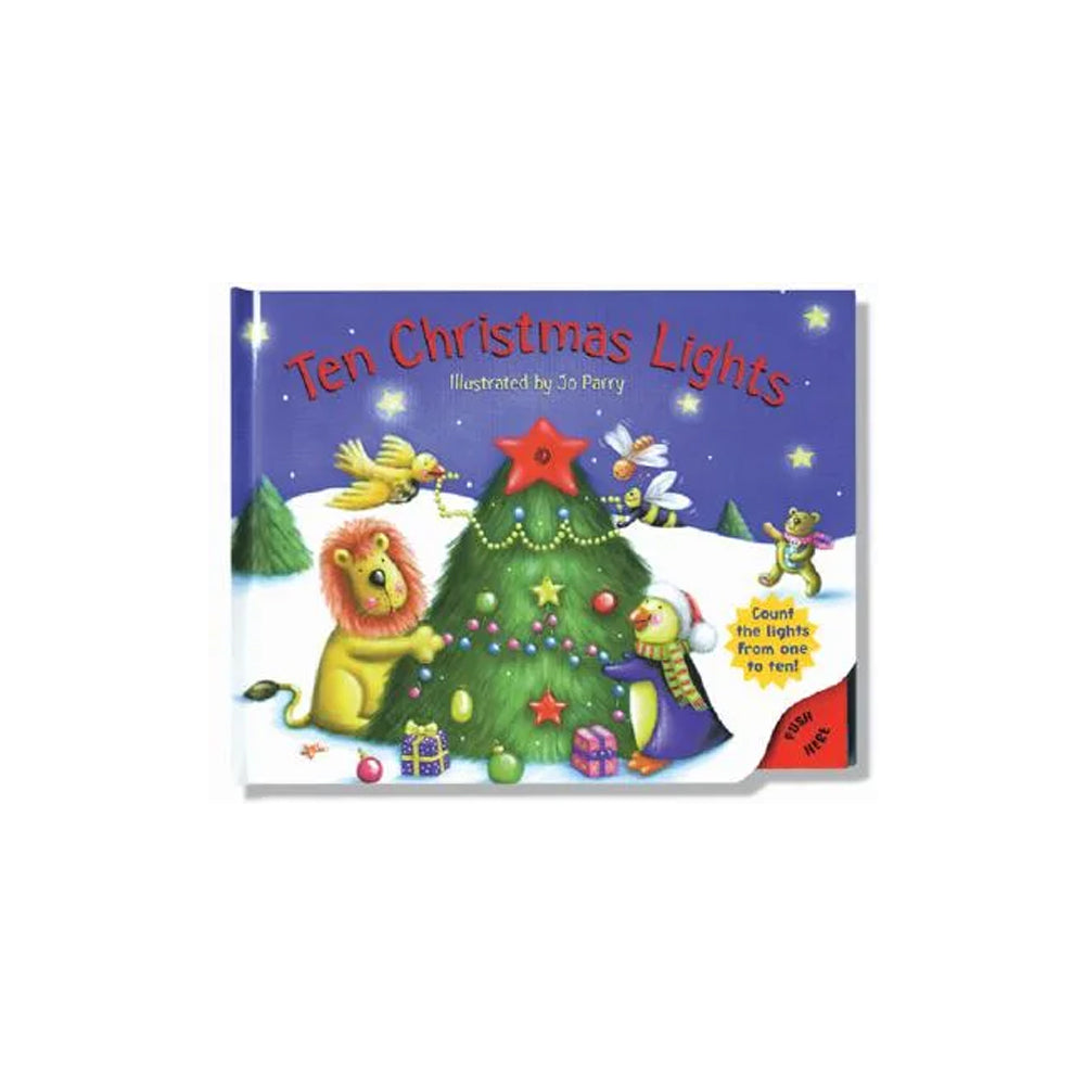 Ten Christmas Lights: Illustrated by Jo Parry-(Lights don&