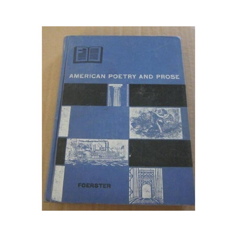 American Poetry & Prose, Hardcover, Fourth Edition Complete-USED (Paperbook)
