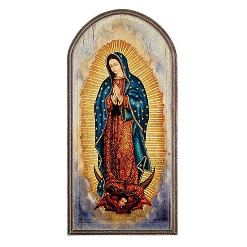 Arched Plaque - Our Lady of Guadalupe