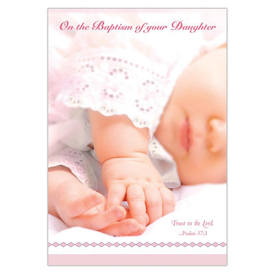 On the Baptism of Your Daughter - Daughter Baptism Card
