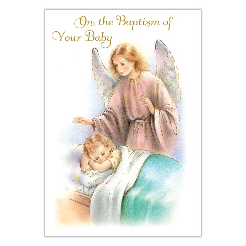 On the Baptism of Your Baby - Baby Baptism Card