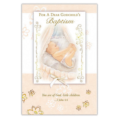 For a Dear Godchild's Baptism - Godchild Baptism Card