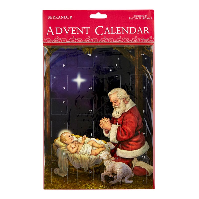 Adoring Santa Advent Calendar