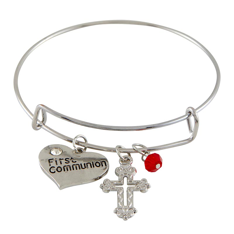 First Communion Bangle Bracelet