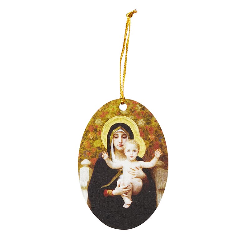 La Vierge Au Lys Christmas Ornament