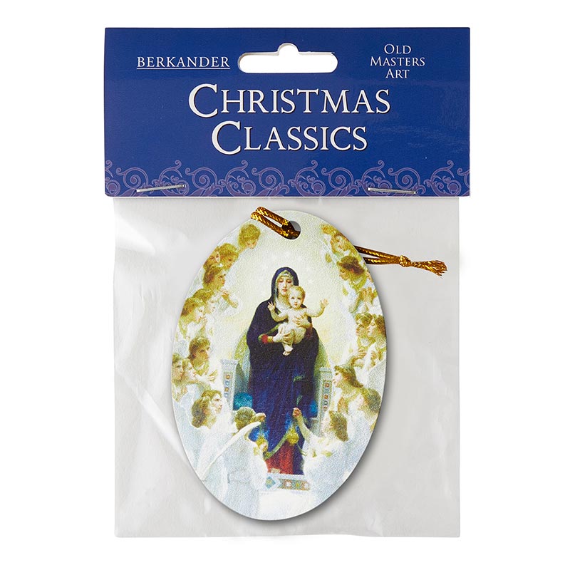 Queen of The Angels Christmas Ornament