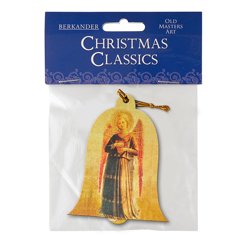 Angel with Harp Christmas Ornament