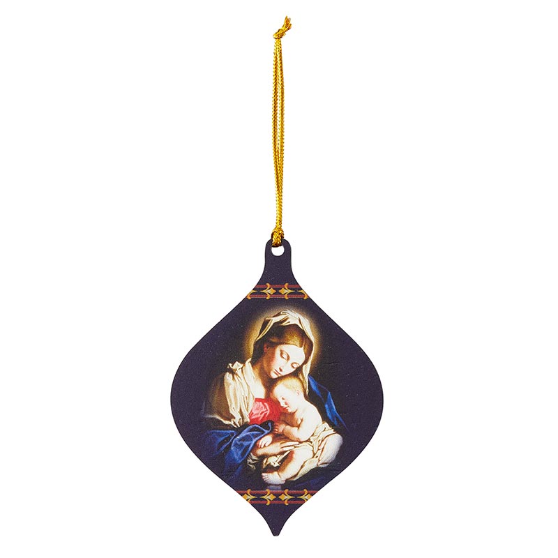 Madonna and Child Christmas Ornament