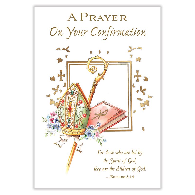 A Prayer On Your Confirmation - General Confirmation Card