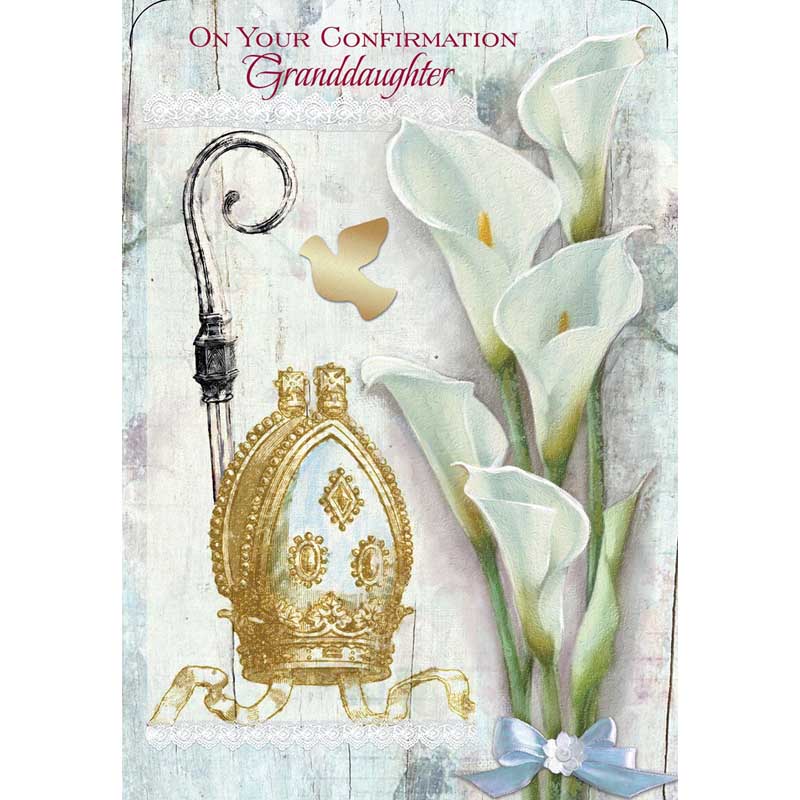 On Your Confirmation Granddaughter Card