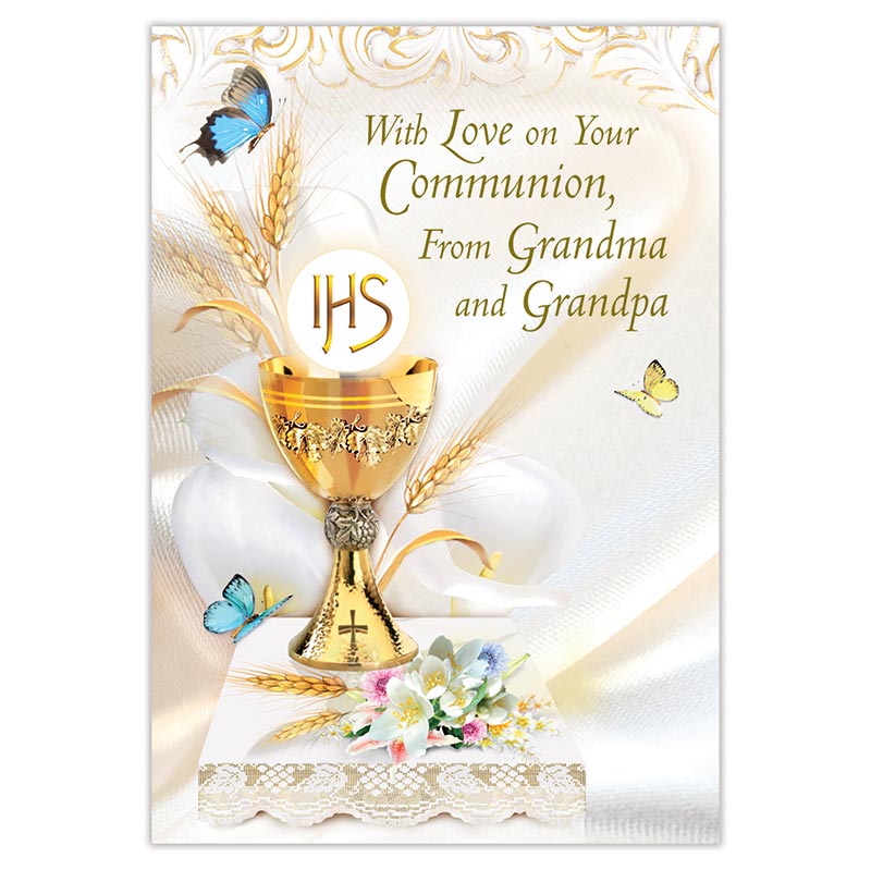 With Love on Your Communion, From Grandma and Grandpa