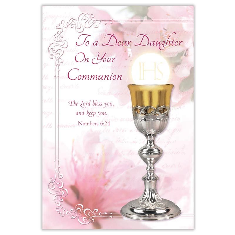 To a Dear Daughter on Your Communion Card