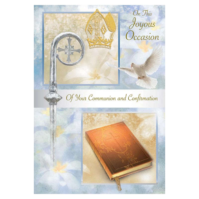 On The Joyous Occasion of Your Communion and Confirmation Card