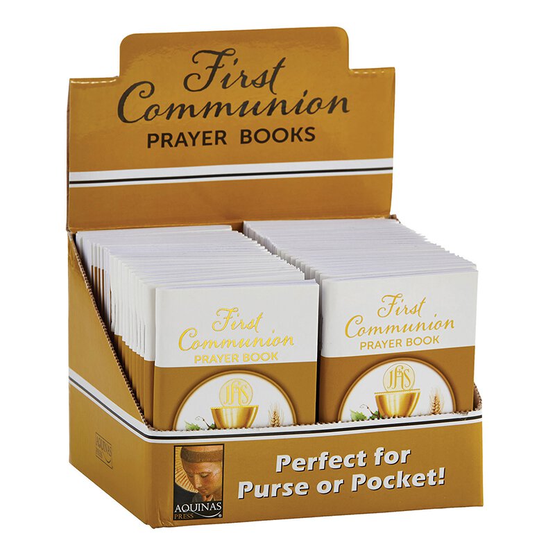First Communion Pocket Prayer Book Display
